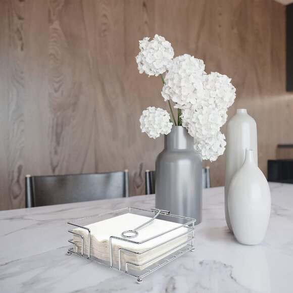 Wire Collection Napkin Holder – Napkin Holders for Tables, Dining Table Napkin H - Picture 2 of 7